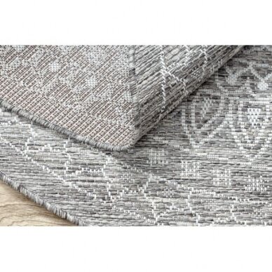 Kilimas sizalio virvelės LOFT 21207 Apskritas kilimas BOHO dramblio kaulo/sidabras/taupe 2 Kilimas sizalio virvelės LOFT 21207 Apskritas kilimas BOHO dramblio kaulo/sidabras/taupe 2