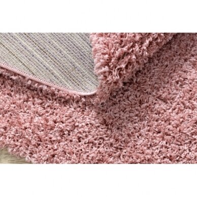 Kilimas SOFFI Apskritas kilimas 5cm rožinė 2