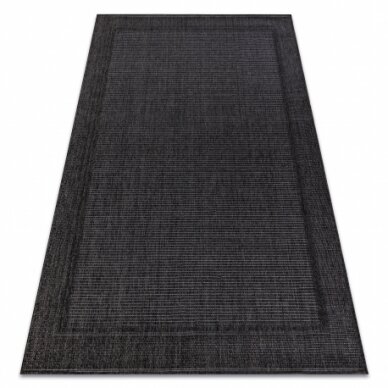 Kilimas TIMO 5979 sizalio rėmelis juoda Kilimas TIMO 5979 sizalio rėmelis juoda