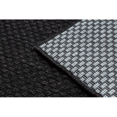 Kilimas TIMO 6272 sizalio lauke juoda 1 Kilimas TIMO 6272 sizalio lauke juoda 1