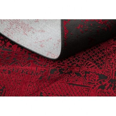 Kilimas VINCI 1524 Šiuolaikinis Ornamentas Senovinis - Struktūrinis raudona 2 Kilimas VINCI 1524 Šiuolaikinis Ornamentas Senovinis - Struktūrinis raudona 2
