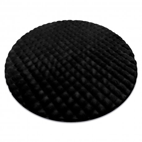 Kilimas BUBBLE black 25 TRIUŠIO KAILIŲ IMITACIJA 3D struktūrinis Kilimas BUBBLE black 25 TRIUŠIO KAILIŲ IMITACIJA 3D struktūrinis