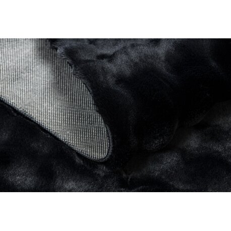 Kilimas BUBBLE black 25 TRIUŠIO KAILIŲ IMITACIJA 3D struktūrinis 4 Kilimas BUBBLE black 25 TRIUŠIO KAILIŲ IMITACIJA 3D struktūrinis 4