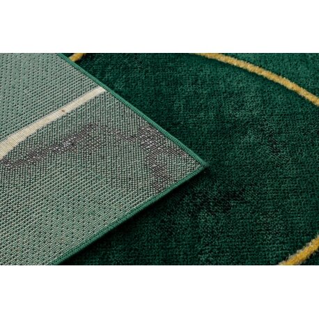 Kilimas EMERALD išskirtinis 1016 glamour, stilingas art deco, marmuras žalias / auksas 1