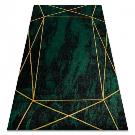 Kilimas EMERALD išskirtinis 1022 glamour, stilingas geometrinis, marmuras žalias / auksas Kilimas EMERALD išskirtinis 1022 glamour, stilingas geometrinis, marmuras žalias / auksas