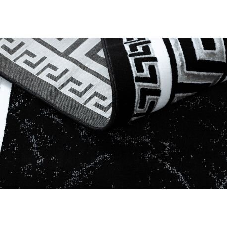 Kilimas GLOSS Šiuolaikinis 2813 87 stilingas, rėmas, Graikų kalba juoda / pilka 2 Kilimas GLOSS Šiuolaikinis 2813 87 stilingas, rėmas, Graikų kalba juoda / pilka 2