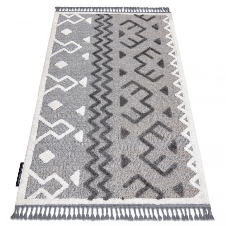 Kilimas MAROC P659 Aztec, etno pilka kutai berberinis marokietiškas Kilimas MAROC P659 Aztec, etno pilka kutai berberinis marokietiškas