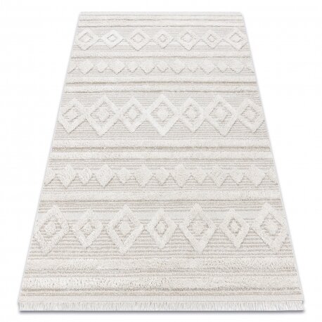 Kilimas MOROC 22322 rombai, linijos, boho Ekologiškas, Eko sizalis, kutai - struktūrinis smėlio spalvos / kreminė Kilimas MOROC 22322 rombai, linijos, boho Ekologiškas, Eko sizalis, kutai - struktūrinis smėlio spalvos / kreminė