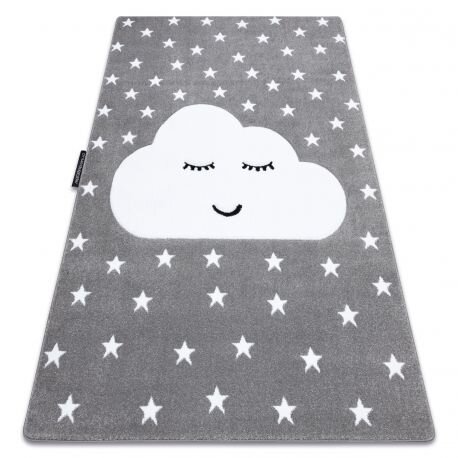 Kilimas PETIT CLOUD debesys Žvaigždės, pilkas Kilimas PETIT CLOUD debesys Žvaigždės, pilkas