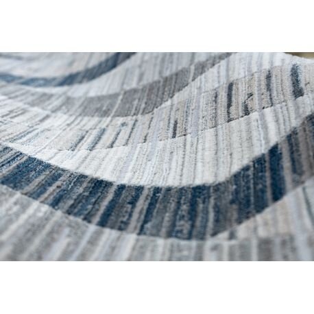 Kilimas REBEC Šiuolaikinis kutai 51166B Geometrinis - dviejų sluoksnių vilna tamsiai mėlyna / kreminė 3 Kilimas REBEC Šiuolaikinis kutai 51166B Geometrinis - dviejų sluoksnių vilna tamsiai mėlyna / kreminė 3