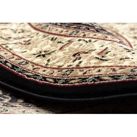 Kilimas ROYAL ADR Apskritas kilimas dizainas 521 juoda 1 Kilimas ROYAL ADR Apskritas kilimas dizainas 521 juoda 1