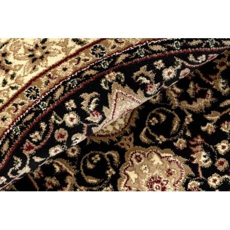 Kilimas ROYAL ADR Apskritas kilimas dizainas 521 juoda 3 Kilimas ROYAL ADR Apskritas kilimas dizainas 521 juoda 3
