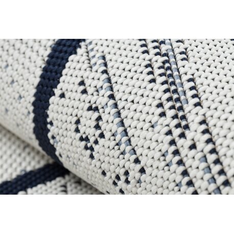 Kilimas sizalio virvelės COLOR 47272/396 Rombai Kvadratai Balta 3