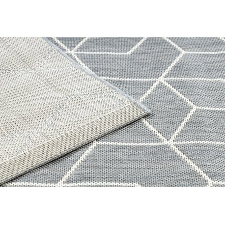 Kilimas sizalio virvelės FLAT 48655/637 kauliukai 3D 1