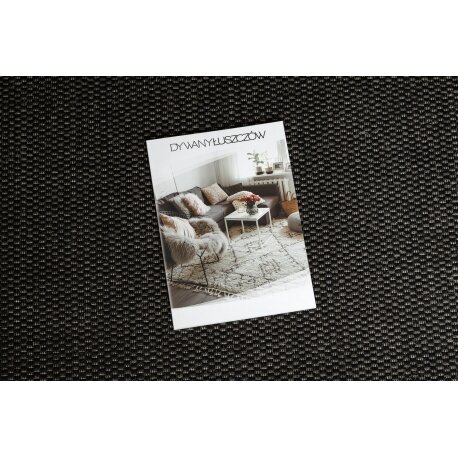 Kilimas sizalio virvelės FLOORLUX 20195 juoda / sidabras 1