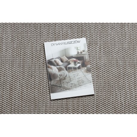 Kilimas sizalio virvelės FLOORLUX 20195 sidabras / juoda 1 Kilimas sizalio virvelės FLOORLUX 20195 sidabras / juoda 1