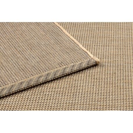 Kilimas sizalio virvelės FLOORLUX 20580 sklandžiai, vienodas, vienspalvis - natural / kava 1 Kilimas sizalio virvelės FLOORLUX 20580 sklandžiai, vienodas, vienspalvis - natural / kava 1