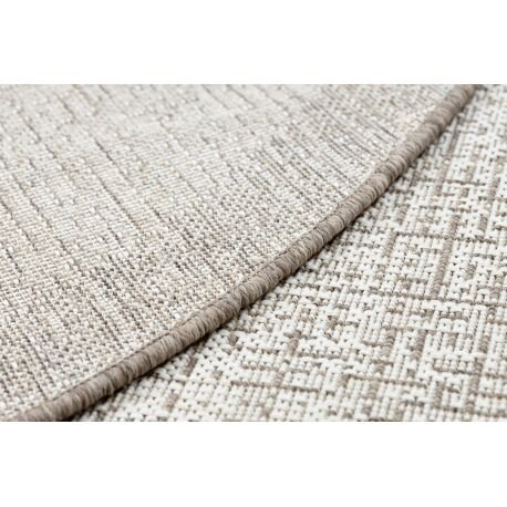 Kilimas sizalio virvelės FLOORLUX Apskritas kilimas 20401 Rėmelis šampanas / taupe 1 Kilimas sizalio virvelės FLOORLUX Apskritas kilimas 20401 Rėmelis šampanas / taupe 1