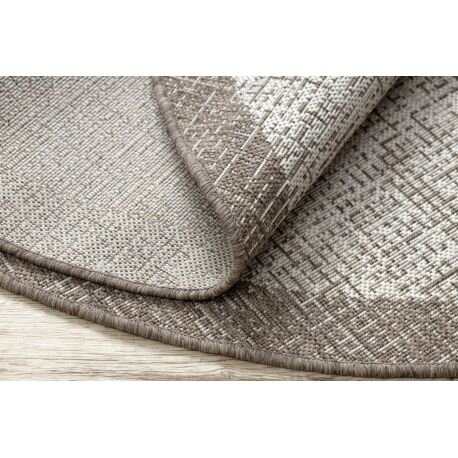 Kilimas sizalio virvelės FLOORLUX Apskritas kilimas 20401 Rėmelis šampanas / taupe 2 Kilimas sizalio virvelės FLOORLUX Apskritas kilimas 20401 Rėmelis šampanas / taupe 2