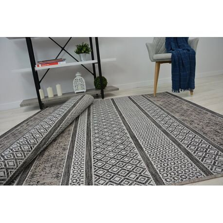 Kilimas sizalio virvelės LOFT 21118 BOHO dramblio kaulo/sidabras/pilka 1 Kilimas sizalio virvelės LOFT 21118 BOHO dramblio kaulo/sidabras/pilka 1