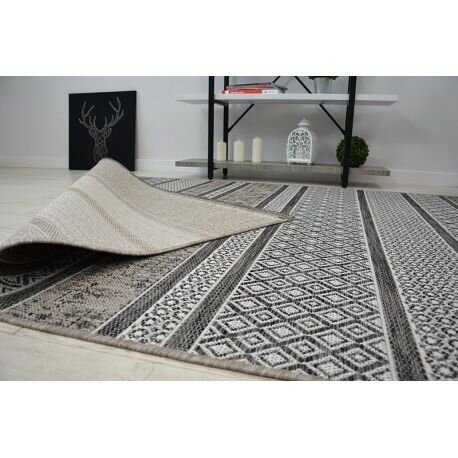Kilimas sizalio virvelės LOFT 21118 BOHO dramblio kaulo/sidabras/pilka 4 Kilimas sizalio virvelės LOFT 21118 BOHO dramblio kaulo/sidabras/pilka 4