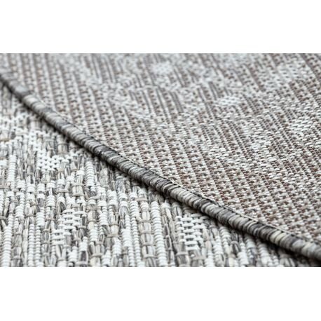 Kilimas sizalio virvelės LOFT 21207 Apskritas kilimas BOHO dramblio kaulo/sidabras/taupe 1