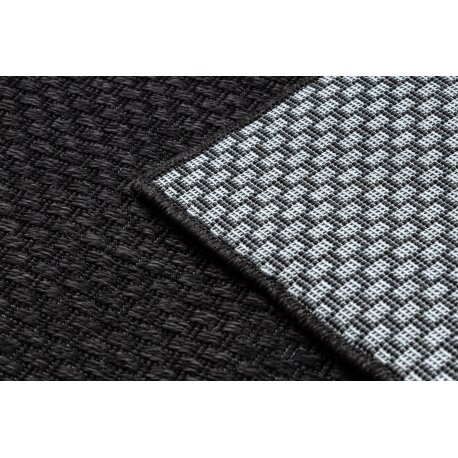 Kilimas TIMO 6272 sizalio lauke juoda 1 Kilimas TIMO 6272 sizalio lauke juoda 1