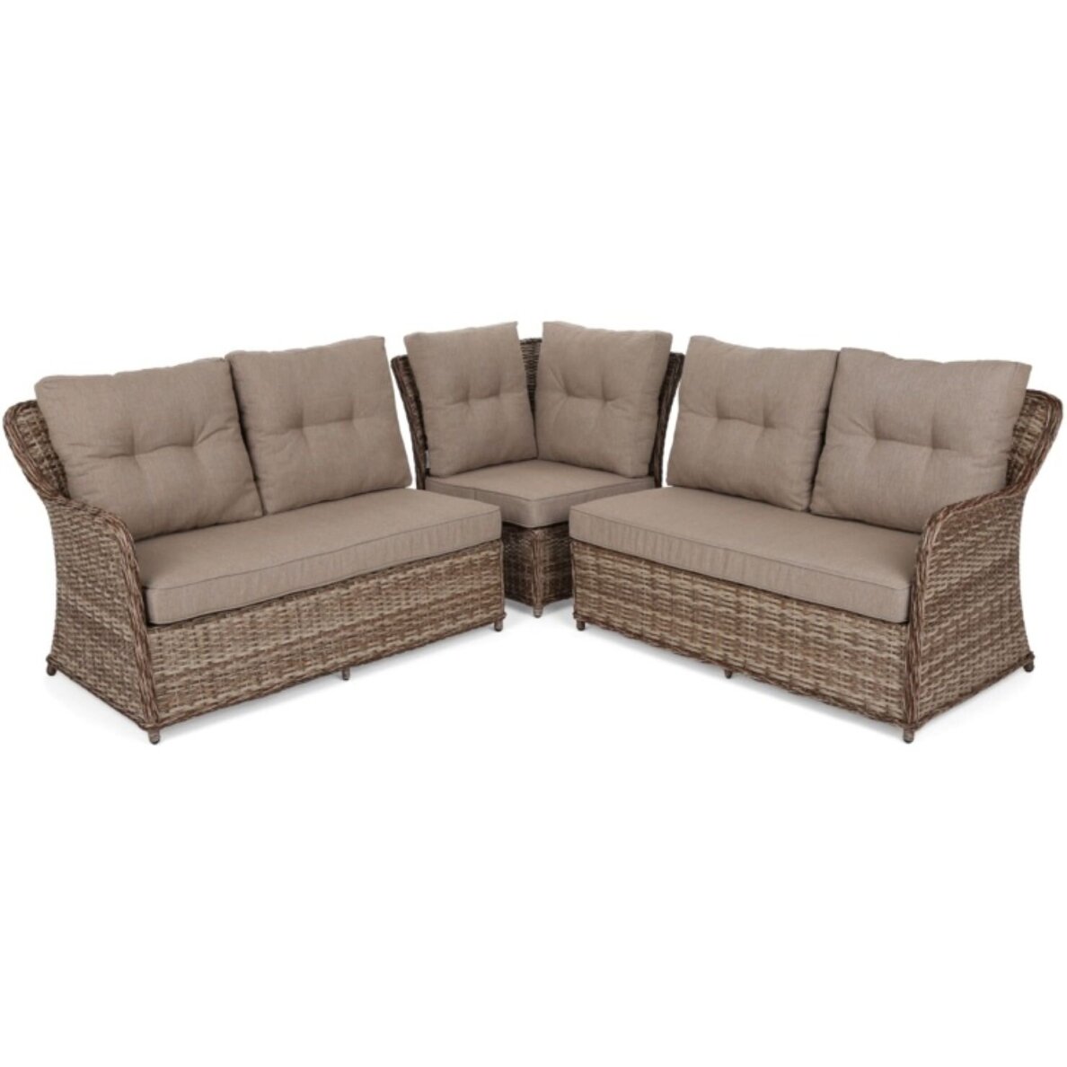 Lauko baldų komplektas BERGAMO Ginger / Brown Melange 3
