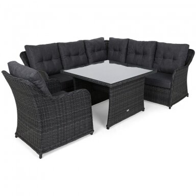 Lauko baldų komplektas BERGAMO GREY