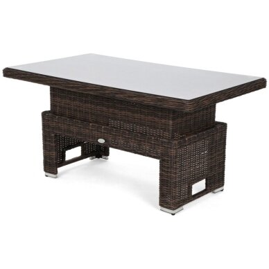 Lauko baldų komplektas TRIVENTO BROWN MAT  6