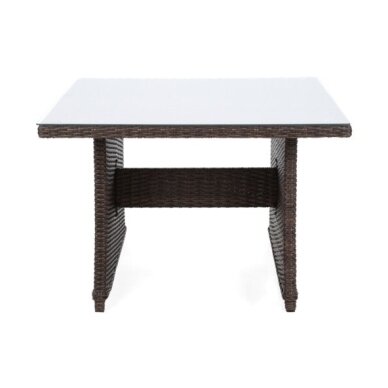 Lauko baldų komplektas BERGAMO Brown Mat / Brown Melange 6
