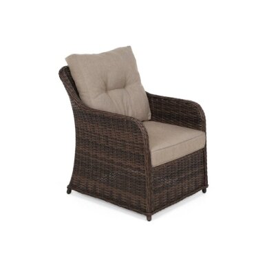 Lauko baldų komplektas BERGAMO BROWN MAT 3 Lauko baldų komplektas BERGAMO BROWN MAT 3
