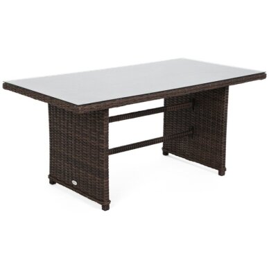 Lauko baldų komplektas BERGAMO BROWN MAT 5 Lauko baldų komplektas BERGAMO BROWN MAT 5