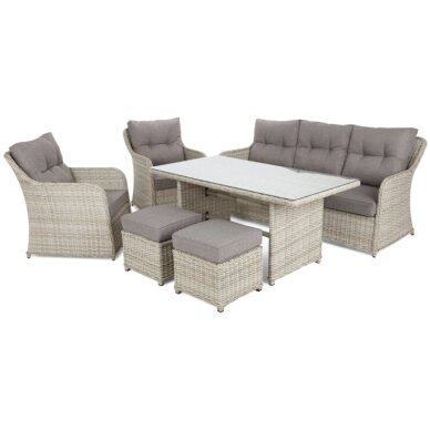 Lauko baldų komplektas BERGAMO BEIGE Lauko baldų komplektas BERGAMO BEIGE