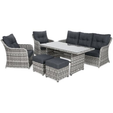 Lauko baldų komplektas BERGAMO LIGHT GREY Lauko baldų komplektas BERGAMO LIGHT GREY