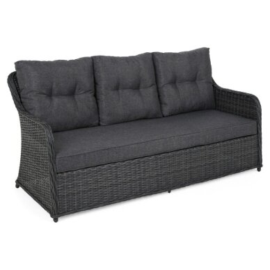 Lauko baldų komplektas BERGAMO GREY / GREY MELANGE 2 Lauko baldų komplektas BERGAMO GREY / GREY MELANGE 2