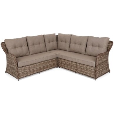 Lauko baldų komplektas BERGAMO Ginger / Brown Melange 2