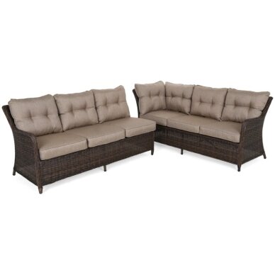 Lauko baldų komplektas CALIFORNIA BROWN 3 Lauko baldų komplektas CALIFORNIA BROWN 3