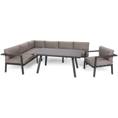 Lauko baldų komplektas MIAMI TAUPE 1