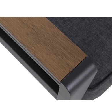 Lauko baldų komplektas TURYN DARK GREY / GREY MELANGE 5