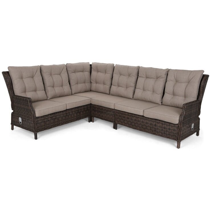 Lauko baldų komplektas TRIVENTO BROWN MAT  2