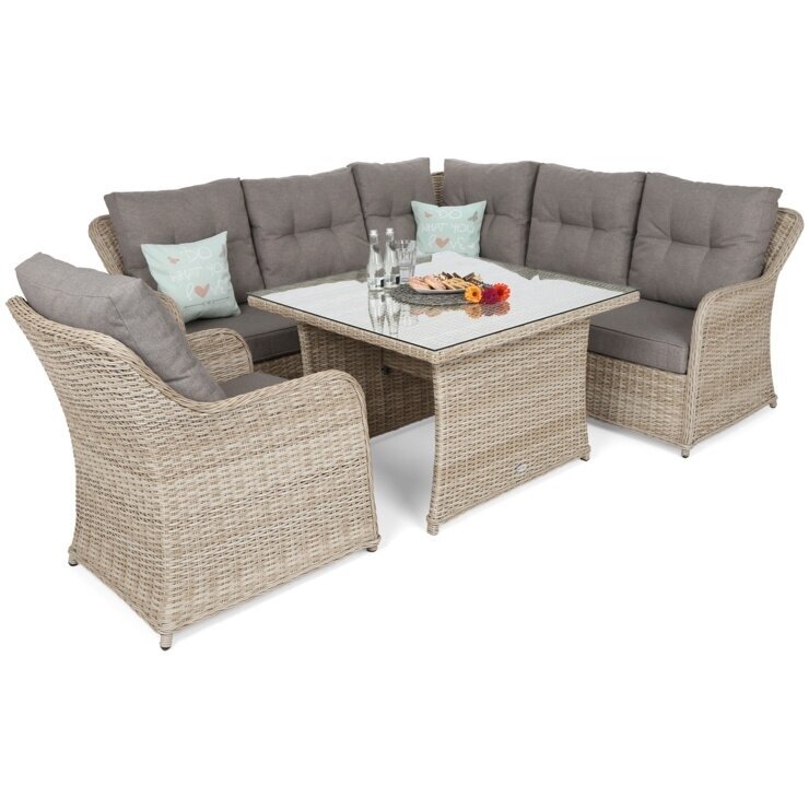 Lauko baldų komplektas BERGAMO Beige / Beige Melange 1