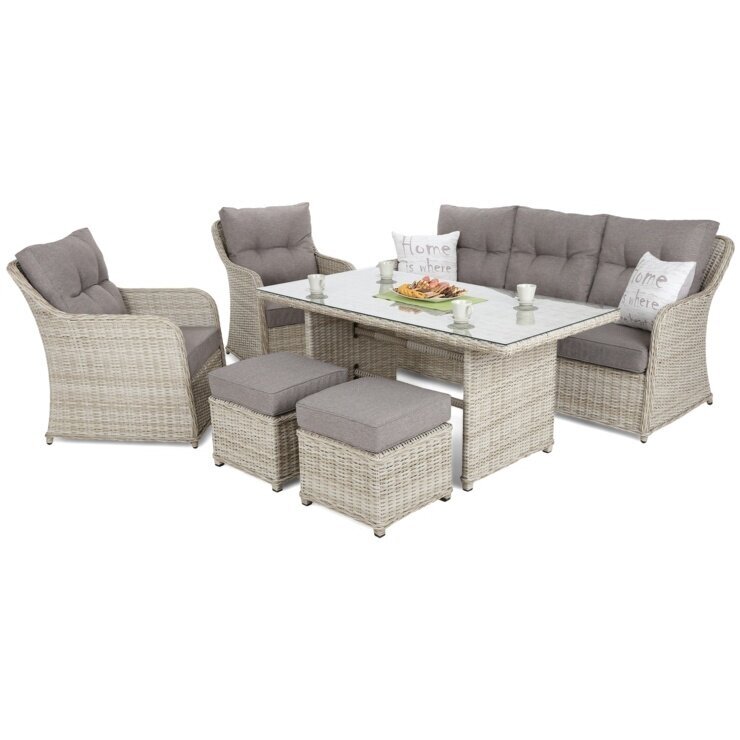 Lauko baldų komplektas BERGAMO BEIGE 1 Lauko baldų komplektas BERGAMO BEIGE 1