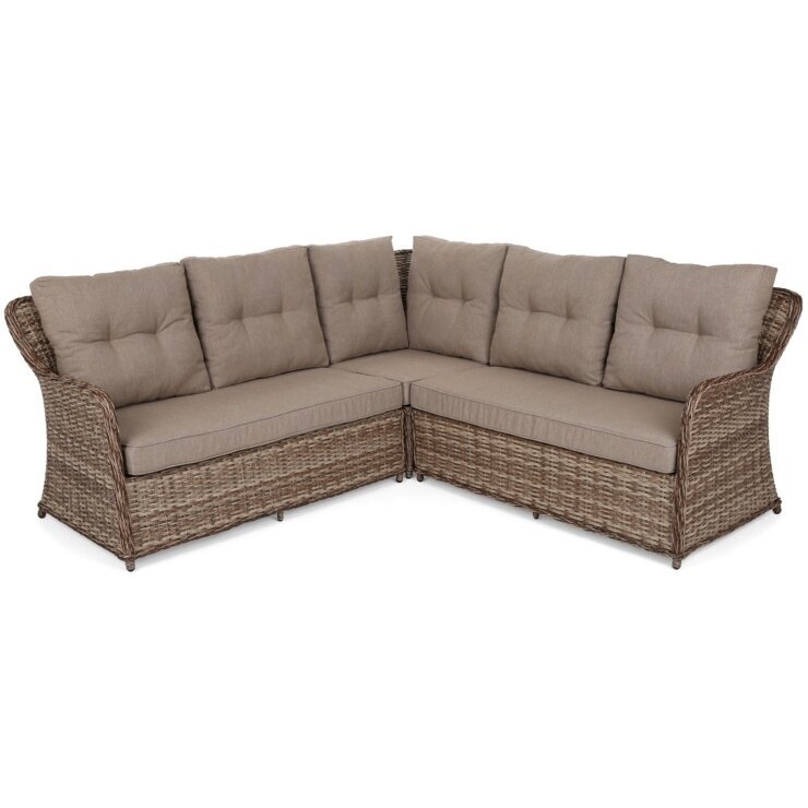 Lauko baldų komplektas BERGAMO Ginger / Brown Melange 2 Lauko baldų komplektas BERGAMO Ginger / Brown Melange 2