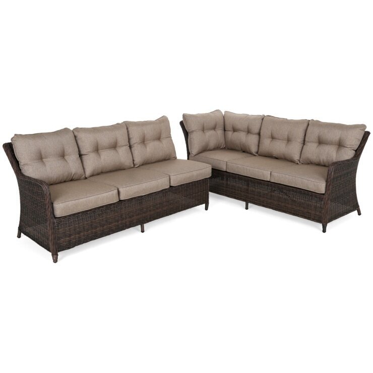 Lauko baldų komplektas CALIFORNIA BROWN 3 Lauko baldų komplektas CALIFORNIA BROWN 3