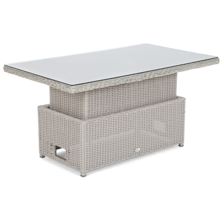Lauko baldų komplektas MEMFIS WHITE GREY 6 Lauko baldų komplektas MEMFIS WHITE GREY 6