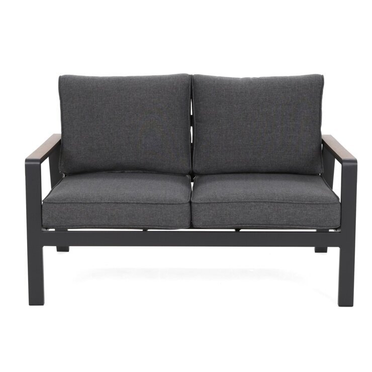 Lauko baldų komplektas TURYN DARK GREY / GREY MELANGE 7 Lauko baldų komplektas TURYN DARK GREY / GREY MELANGE 7