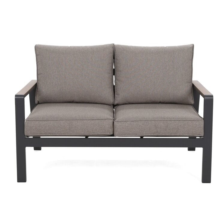 Lauko baldų komplektas TURYN DARK GREY / BEIGE MELANGE 5