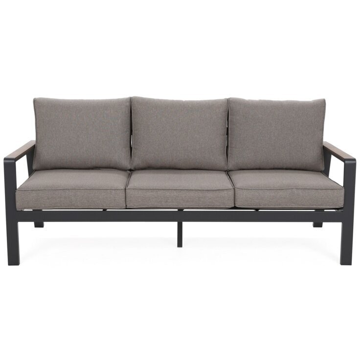 Lauko baldų komplektas TURYN DARK GREY / BEIGE MELANGE 6