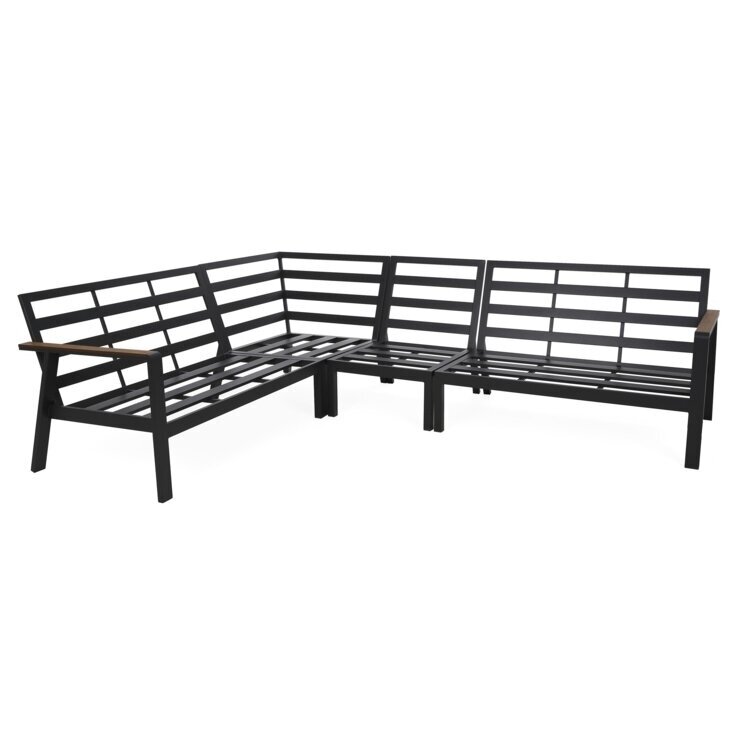 Lauko baldų komplektas TURYN DARK GREY 3